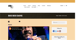 Desktop Screenshot of booboodavis.com